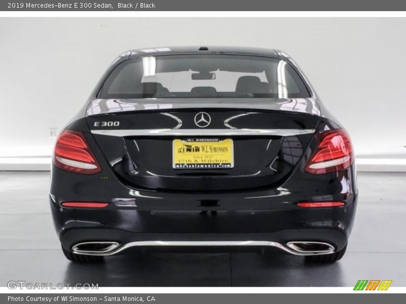 Black / Black 2019 Mercedes-Benz E 300 Sedan