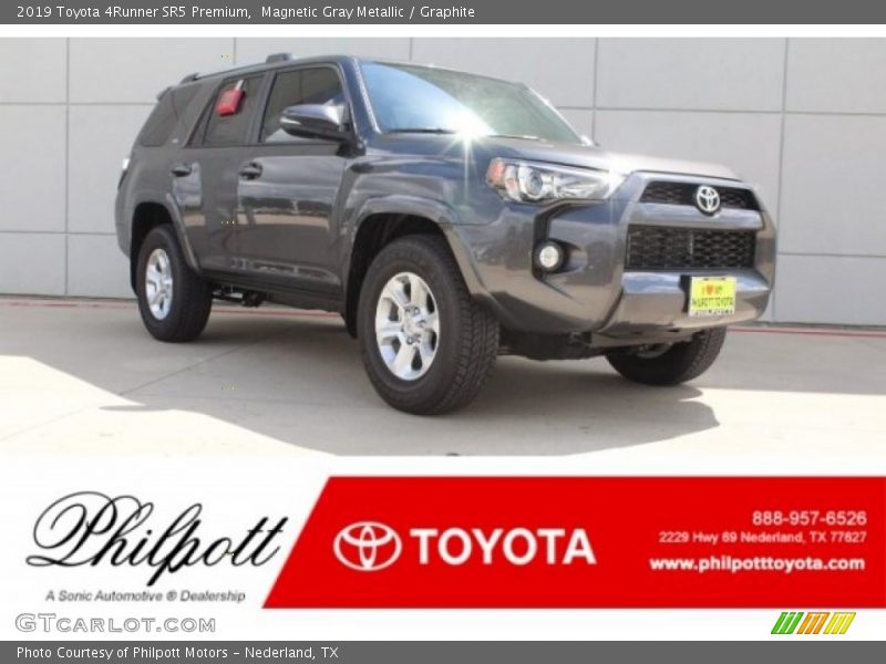 Magnetic Gray Metallic / Graphite 2019 Toyota 4Runner SR5 Premium