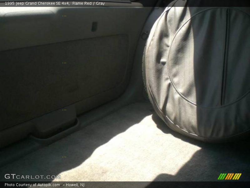 Flame Red / Gray 1995 Jeep Grand Cherokee SE 4x4