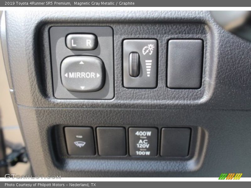 Controls of 2019 4Runner SR5 Premium
