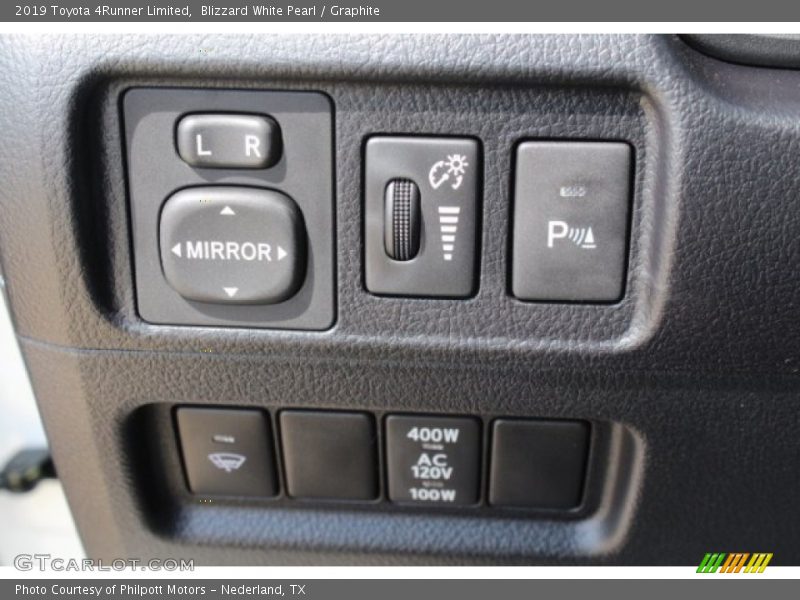 Controls of 2019 4Runner Limited