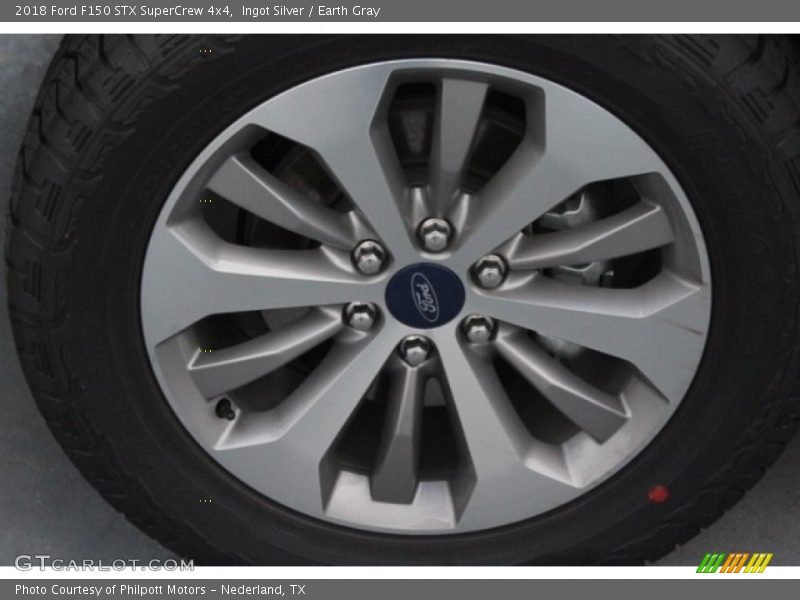 Ingot Silver / Earth Gray 2018 Ford F150 STX SuperCrew 4x4