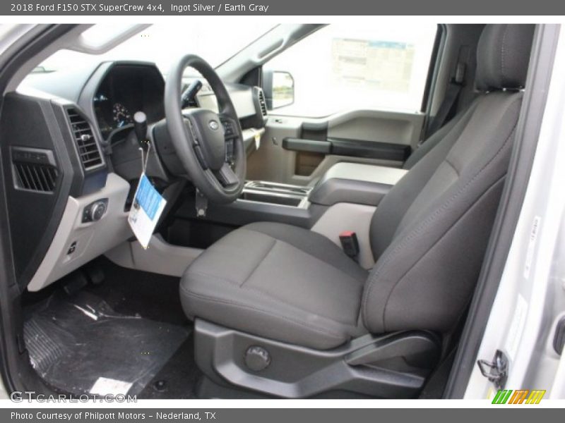 Ingot Silver / Earth Gray 2018 Ford F150 STX SuperCrew 4x4