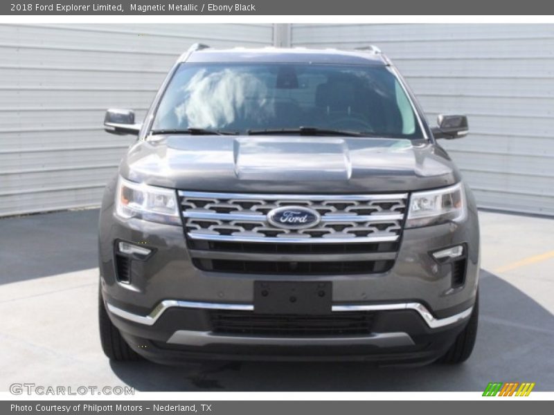Magnetic Metallic / Ebony Black 2018 Ford Explorer Limited