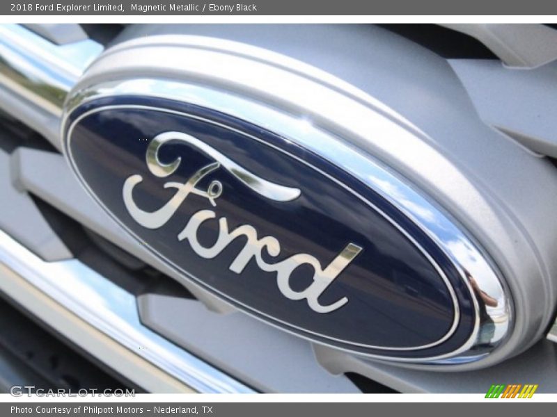Magnetic Metallic / Ebony Black 2018 Ford Explorer Limited
