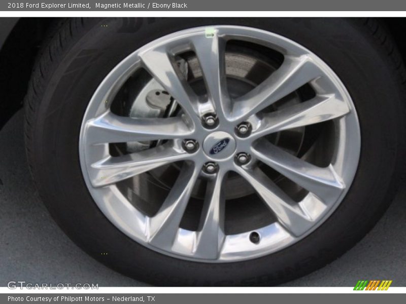 Magnetic Metallic / Ebony Black 2018 Ford Explorer Limited
