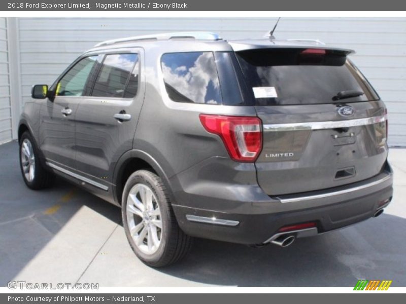 Magnetic Metallic / Ebony Black 2018 Ford Explorer Limited