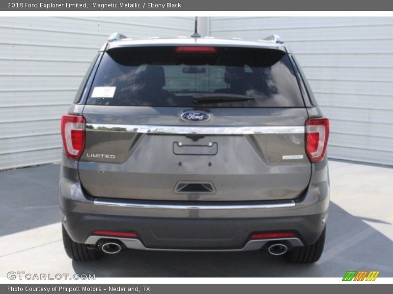 Magnetic Metallic / Ebony Black 2018 Ford Explorer Limited