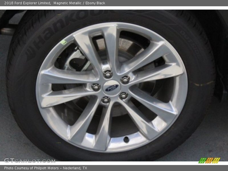 Magnetic Metallic / Ebony Black 2018 Ford Explorer Limited