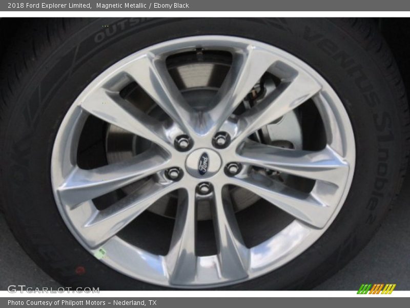Magnetic Metallic / Ebony Black 2018 Ford Explorer Limited