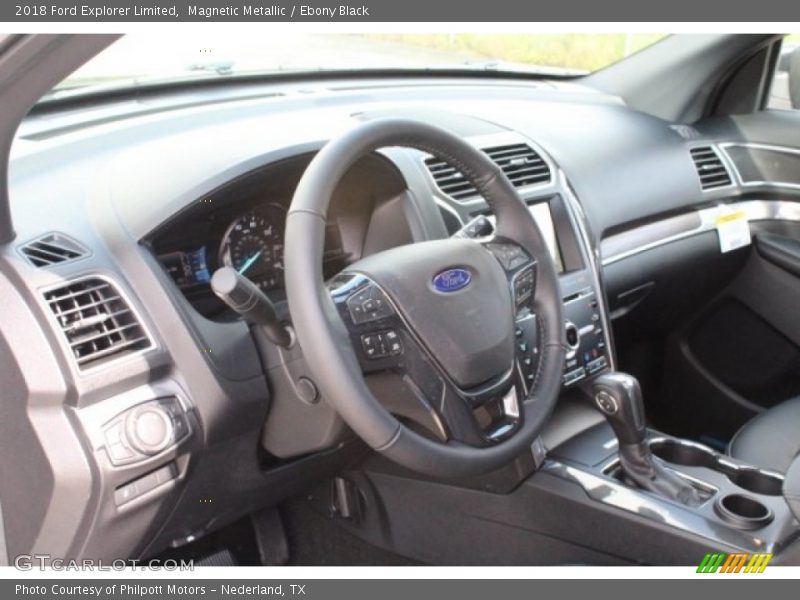 Magnetic Metallic / Ebony Black 2018 Ford Explorer Limited