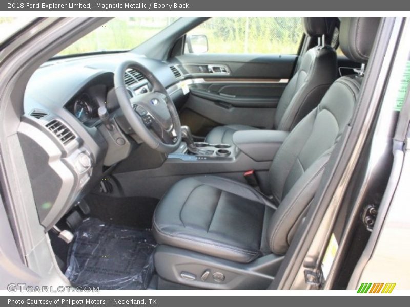 Magnetic Metallic / Ebony Black 2018 Ford Explorer Limited