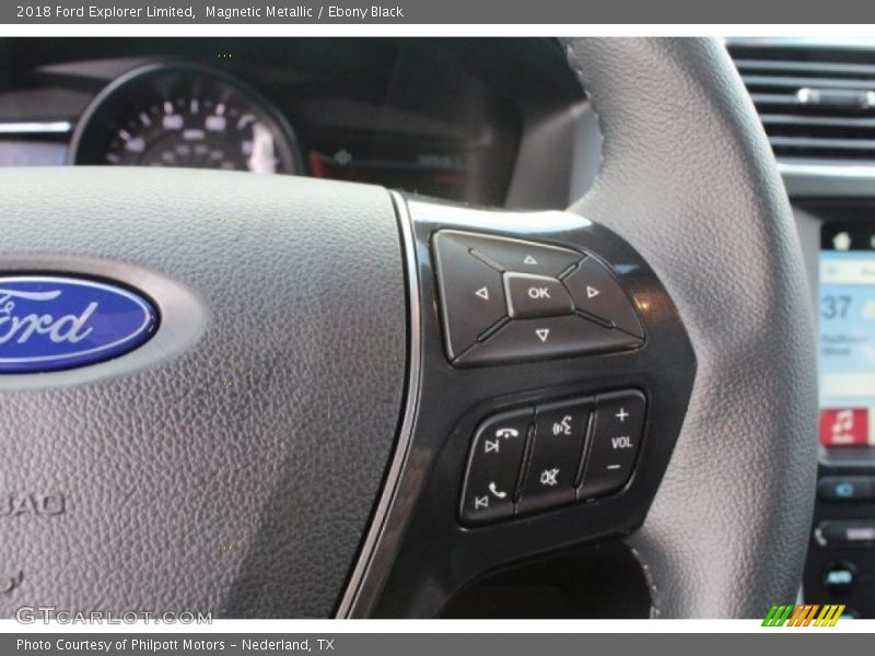 Magnetic Metallic / Ebony Black 2018 Ford Explorer Limited