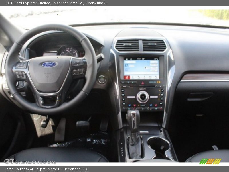 Magnetic Metallic / Ebony Black 2018 Ford Explorer Limited