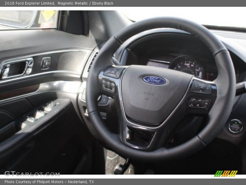 Magnetic Metallic / Ebony Black 2018 Ford Explorer Limited