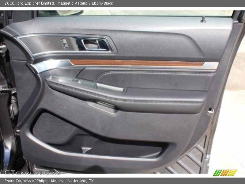 Magnetic Metallic / Ebony Black 2018 Ford Explorer Limited