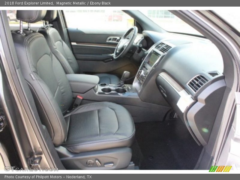 Magnetic Metallic / Ebony Black 2018 Ford Explorer Limited