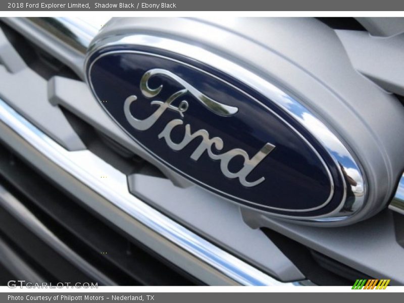 Shadow Black / Ebony Black 2018 Ford Explorer Limited