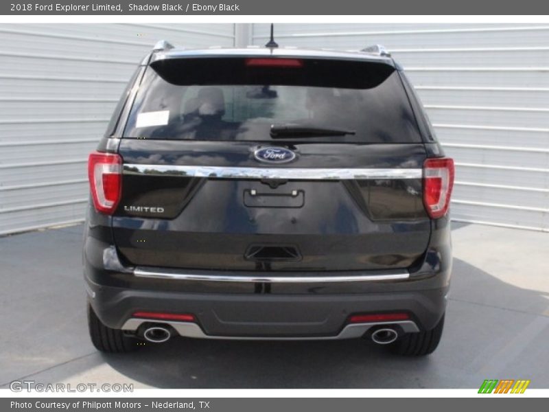 Shadow Black / Ebony Black 2018 Ford Explorer Limited