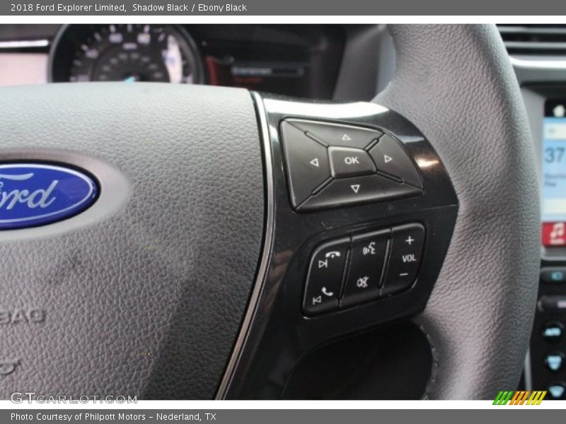 Shadow Black / Ebony Black 2018 Ford Explorer Limited