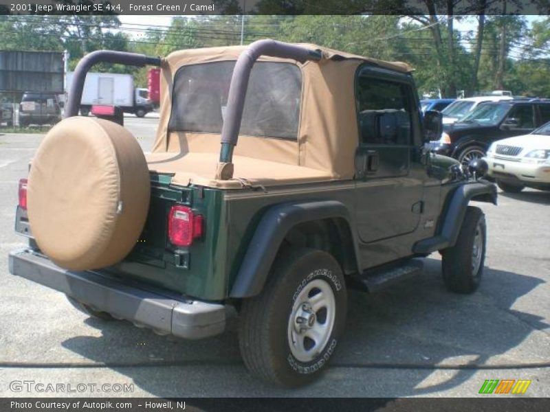 Forest Green / Camel 2001 Jeep Wrangler SE 4x4