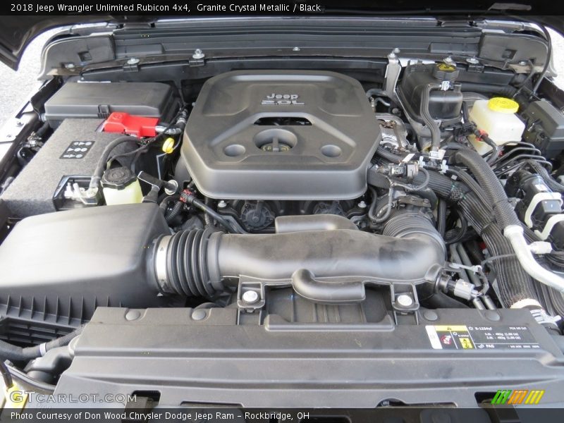  2018 Wrangler Unlimited Rubicon 4x4 Engine - 2.0 Liter Turbocharged DOHC 16-Valve VVT 4 Cylinder