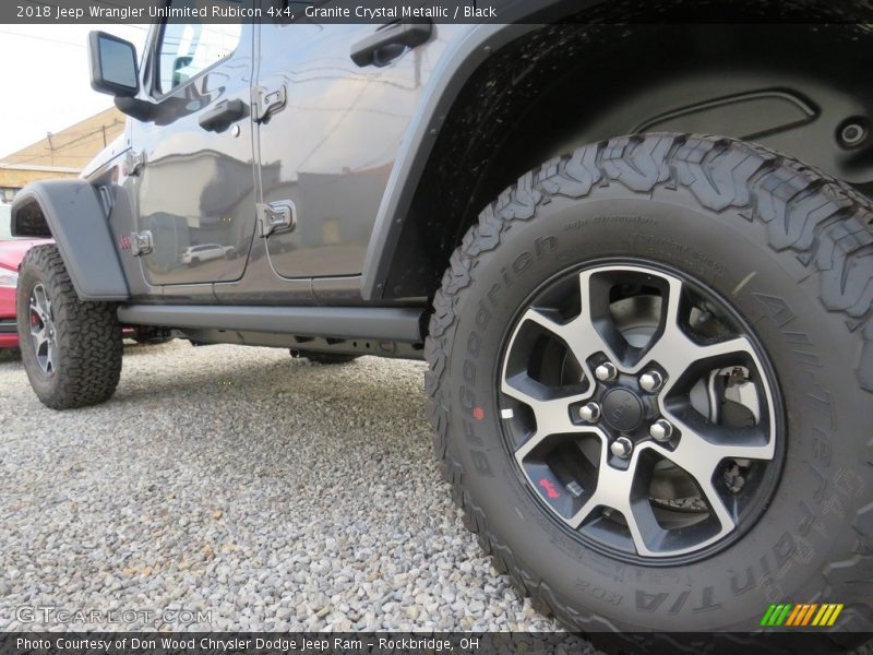 Granite Crystal Metallic / Black 2018 Jeep Wrangler Unlimited Rubicon 4x4