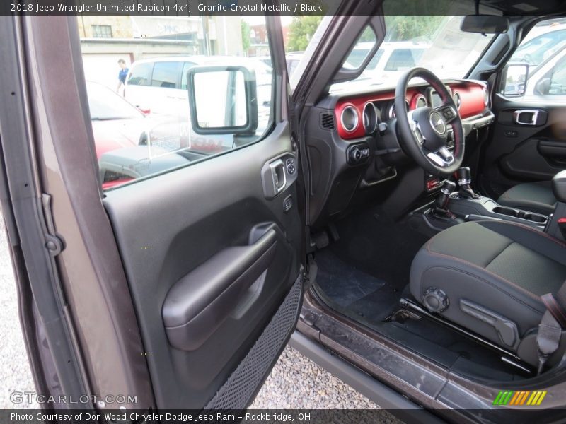 Granite Crystal Metallic / Black 2018 Jeep Wrangler Unlimited Rubicon 4x4