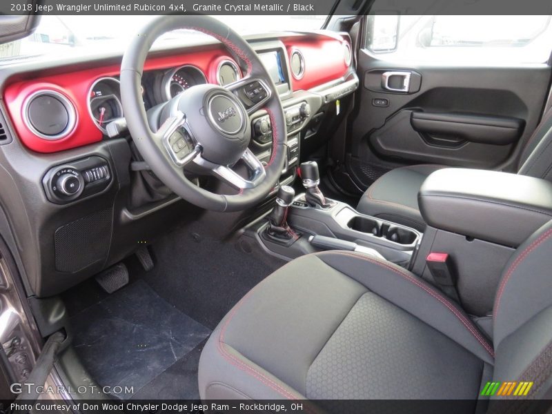  2018 Wrangler Unlimited Rubicon 4x4 Black Interior