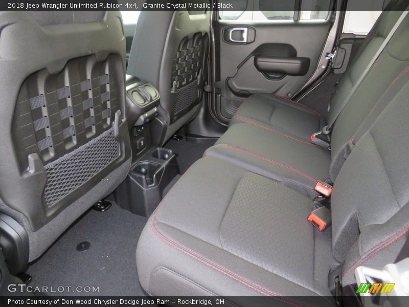 Rear Seat of 2018 Wrangler Unlimited Rubicon 4x4