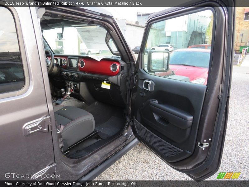Granite Crystal Metallic / Black 2018 Jeep Wrangler Unlimited Rubicon 4x4