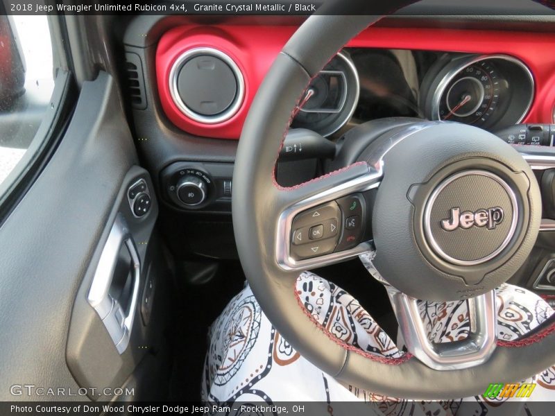 Granite Crystal Metallic / Black 2018 Jeep Wrangler Unlimited Rubicon 4x4