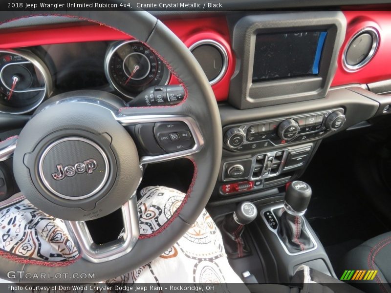 Granite Crystal Metallic / Black 2018 Jeep Wrangler Unlimited Rubicon 4x4