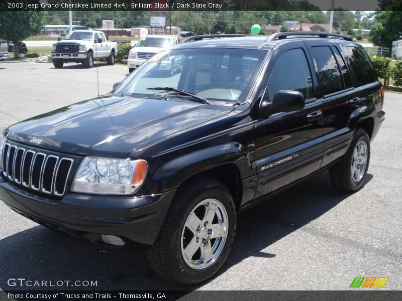 Brilliant Black / Dark Slate Gray 2003 Jeep Grand Cherokee Limited 4x4