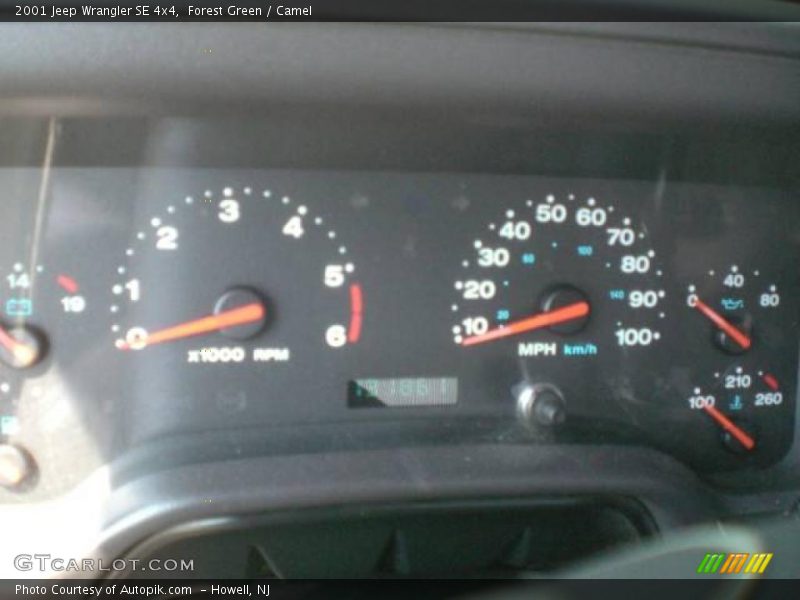 Forest Green / Camel 2001 Jeep Wrangler SE 4x4