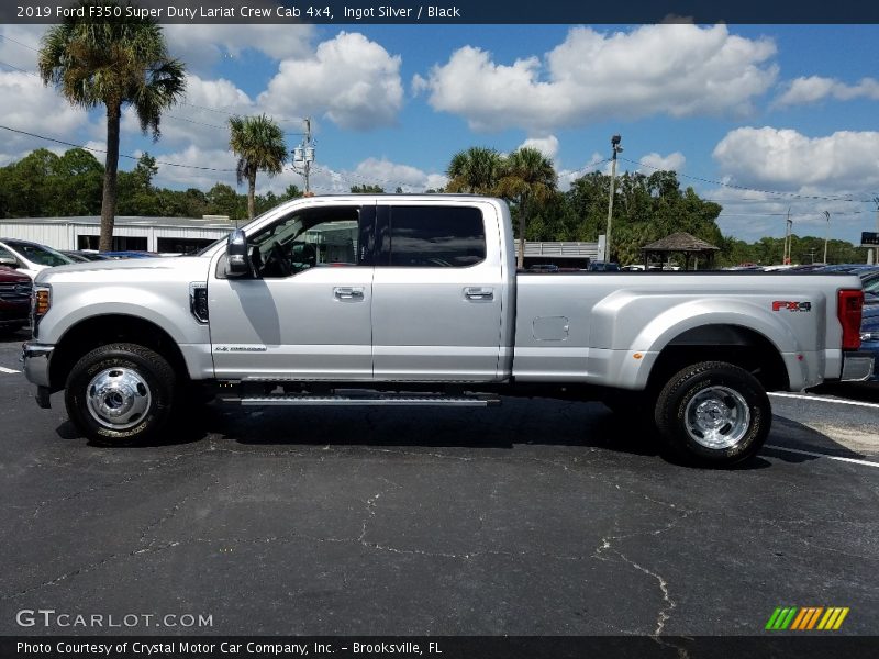 Ingot Silver / Black 2019 Ford F350 Super Duty Lariat Crew Cab 4x4