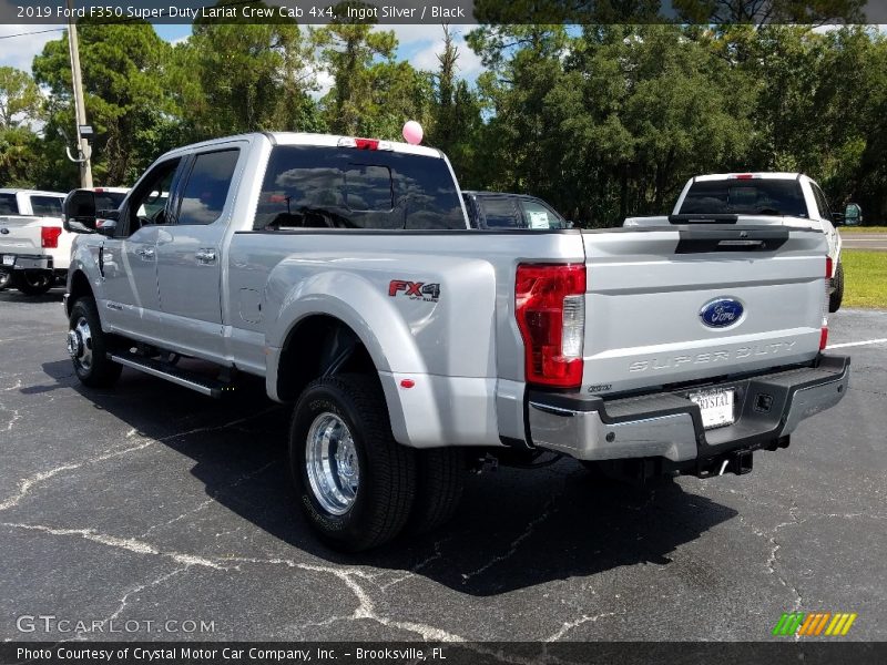 Ingot Silver / Black 2019 Ford F350 Super Duty Lariat Crew Cab 4x4