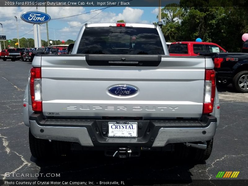 Ingot Silver / Black 2019 Ford F350 Super Duty Lariat Crew Cab 4x4