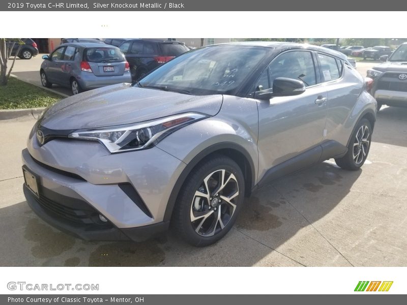 Silver Knockout Metallic / Black 2019 Toyota C-HR Limited