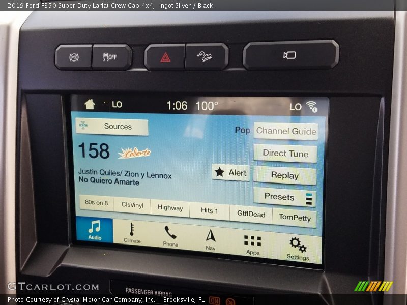 Ingot Silver / Black 2019 Ford F350 Super Duty Lariat Crew Cab 4x4