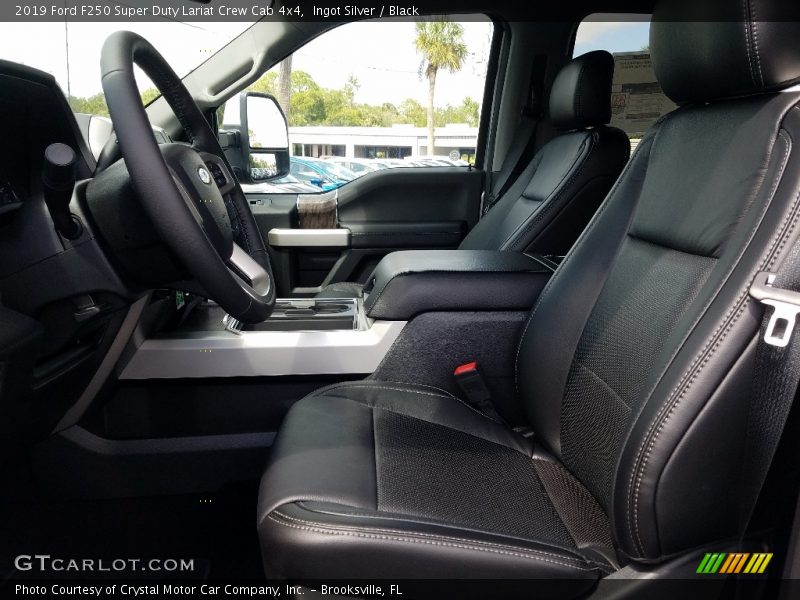 Ingot Silver / Black 2019 Ford F250 Super Duty Lariat Crew Cab 4x4