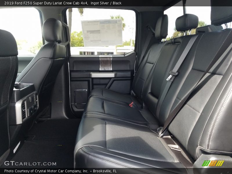 Ingot Silver / Black 2019 Ford F250 Super Duty Lariat Crew Cab 4x4