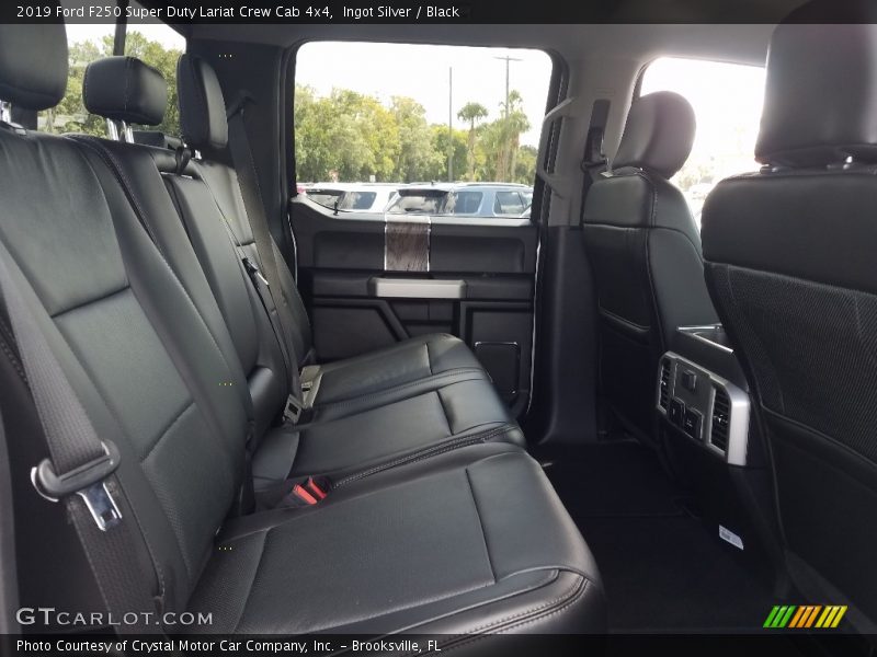 Ingot Silver / Black 2019 Ford F250 Super Duty Lariat Crew Cab 4x4