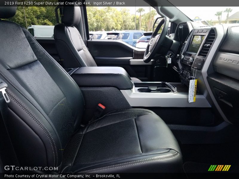 Ingot Silver / Black 2019 Ford F250 Super Duty Lariat Crew Cab 4x4
