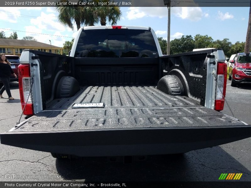 Ingot Silver / Black 2019 Ford F250 Super Duty Lariat Crew Cab 4x4