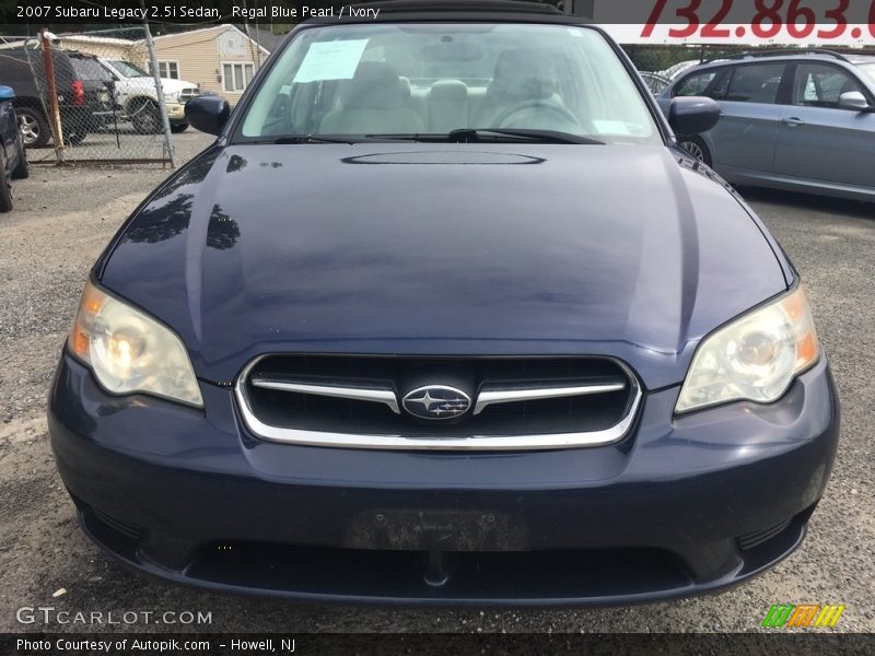 Regal Blue Pearl / Ivory 2007 Subaru Legacy 2.5i Sedan