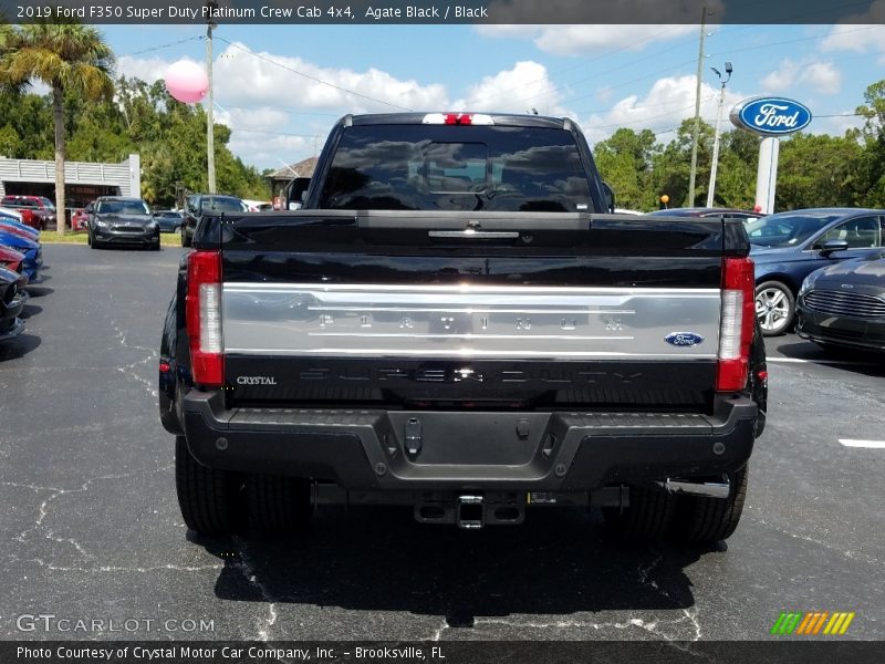 Agate Black / Black 2019 Ford F350 Super Duty Platinum Crew Cab 4x4