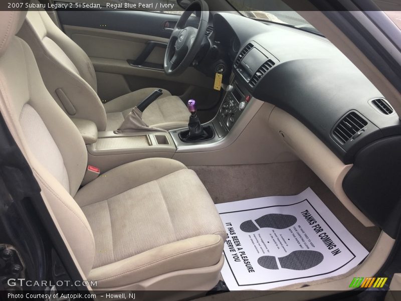 Regal Blue Pearl / Ivory 2007 Subaru Legacy 2.5i Sedan