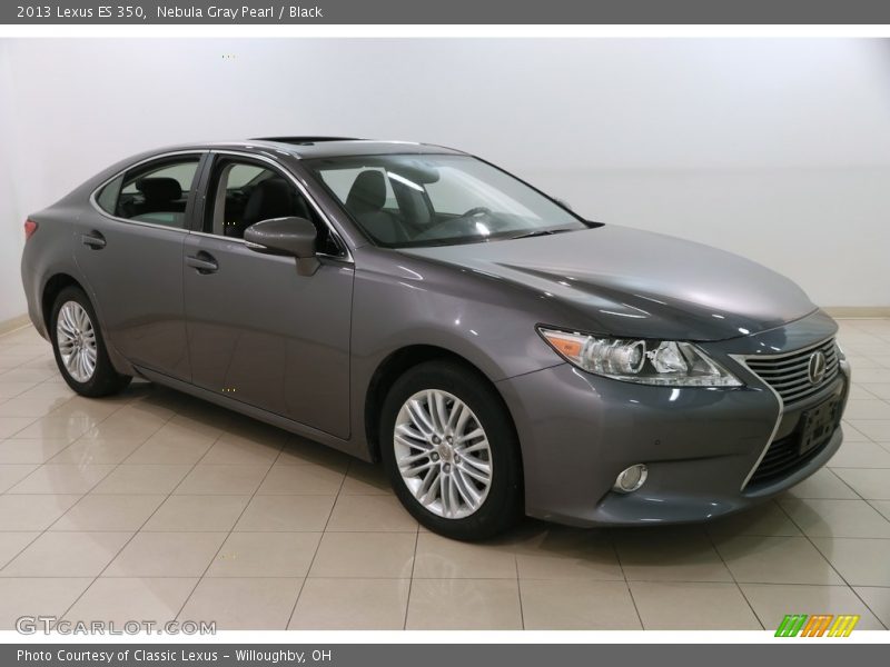 Nebula Gray Pearl / Black 2013 Lexus ES 350