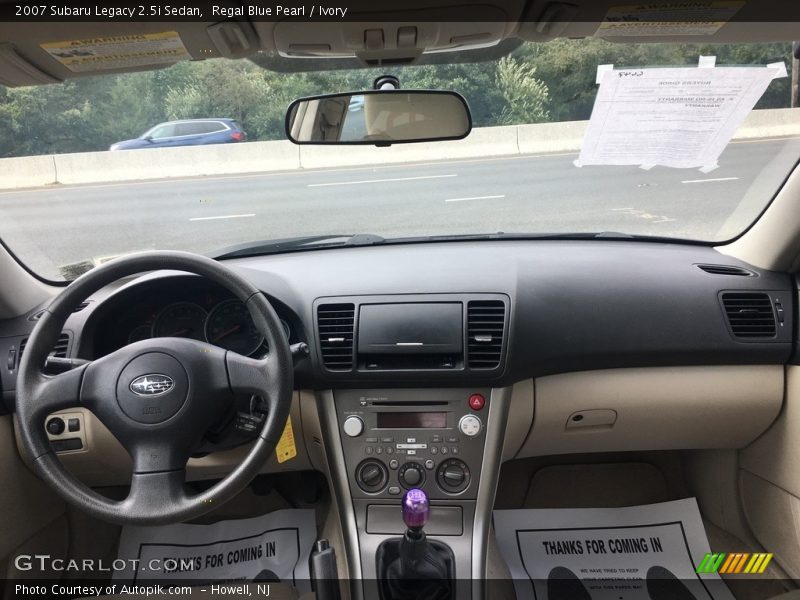 Regal Blue Pearl / Ivory 2007 Subaru Legacy 2.5i Sedan